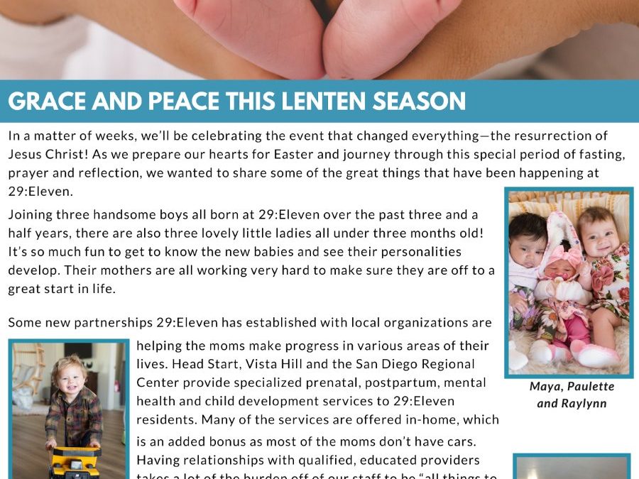 Cover of Grace and Peace this Lenten Season